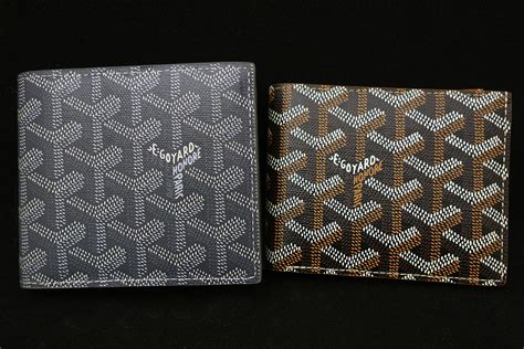 goyard mens wallet replica|real goyard wallet identification.